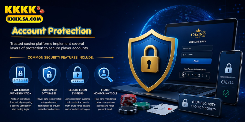 Trusted casino platforms implement several layers of protection to secure player accounts.